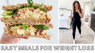 Easy & Healthy Vegan Meals - Great for Weight Loss // Plant-Based (Chickpea sandwich)