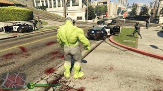 HULK Gameplay in GTA 5 | Playing GTA 5 As THE HULK | GTA 5 - All The Hulk Powers | GTA 5 THE HULK