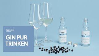 Wie trinke ich Gin pur? Tipps für den Genuss des Wacholderschnaps ohne Tonic