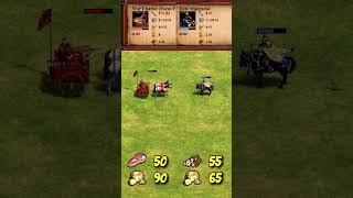 War Chariot (Focus Fire) vs Elite Mangudai | The Three Kingdoms | AoE2 #Shorts