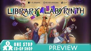 Library Labyrinth | Playthrough (crowdfunding) | with Jason