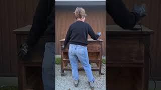 Renovate with me in Italy! Day 1 of learning how to restore furniture