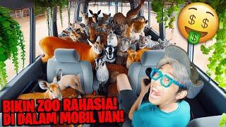 PERMINTAAN KALIAN! KITA BIKIN KEBUN BINATANG RAHASIA DI DALAM MOBIL VAN!, HEWAN NGAMUK SEMUA!