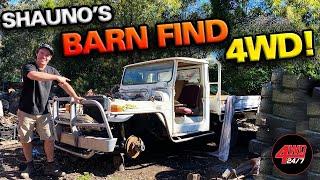 THIS 4WD HASN’T RUN IN 19 YEARS… Will it start? Shauno's Barn Find Toyota LandCruiser 40 series!