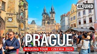 PRAGUE Walking Tour  - "Most BEAUTIFUL Capital in the World?" - Prague walk 2024