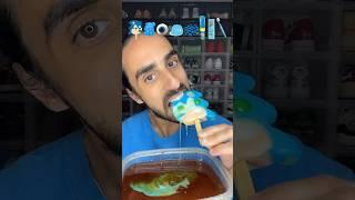 Food ASMR Eating a Sonic Popsicle and all Blue snacks! #asmr #food #asmrfood  #foodsounds #mukbang