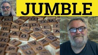  Jumble Meaning - Jumble Examples - Jumble Sale Defined - CAE Nouns Verbs - Jumble - Jumble Sale