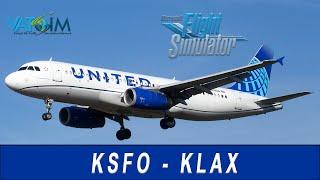 San Francisco to Los Angeles | United Airlines 2084 | Vatsim