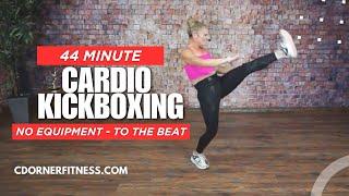 Intense 40-Min Kickboxing Cardio | Burn Major Calories (No Jump Options)