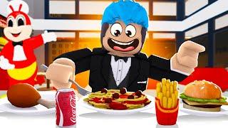 Eating In Jollibee | ROBLOX | KUMAIN AKO SA JOLLIBEE NG LIBRE