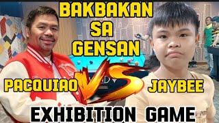 JAYBEE SUCAL VS MANNY PACQUIAO EXHIBITION GAME RACE -25