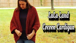 Easy Crochet Cocoon Cardigan Pattern - LaLa Land Cardigan