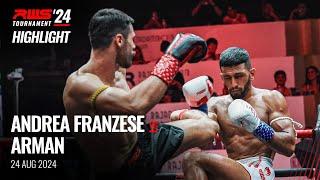 Highlight l Andrea Franzese Rachano vs Arman Behzad Warrior Academy I RWS