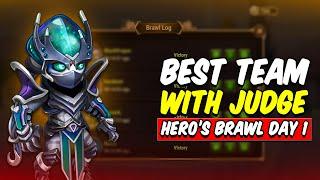 Best team with Judge | Heroes Brawl | Day 1 | Hero Wars