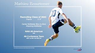 Men's Soccer | All Conference CM/AM | Mathieu Ecourtemer, France | Recruit 2023