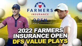 2022 Farmers Insurance Open Draftkings DFS Golf Value Plays