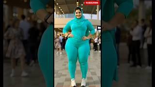 She Stood Still, But Her Beauty Spoke Everything Dubai princess vlog #beautifulladystyle #plussize