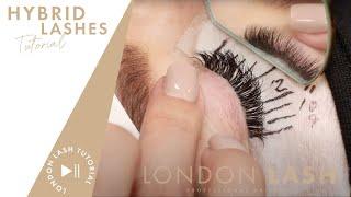 How to do Hybrid Lashes | Eyelash Extensions Hybrid Lashes Tutorial