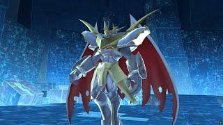 Magnamon + UlforceVeedramon evolve MagnaImperialVeedramon and Skill.: Digimon Cyber Sleuth Mod