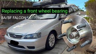 Replacing a front Wheel Bearing BA/BF Falcon