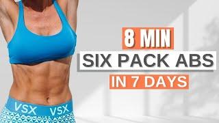 SIX PACK ABS in 7 Days - at Home CORE Workout (8 min Abs)