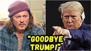 At 61, Johnny Depp SPARKS BACKLASH with His Comments About Donald Trump