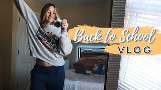 VLOG (getting ready to move back to school & prepping for the semester)