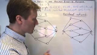 AALG5: Flow networks, maximum bipartite matching example