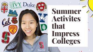 How to Maximize Your SUMMER Like an Ivy League Admit: Summer Activities for College ACCEPTANCE ️