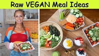 5 RAW VEGAN MEALS I EAT EVERY WEEK | Simple & Delicious 