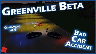 CAR ACCIDENT!!! || ROBLOX - Greenville Beta