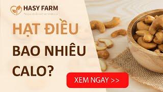 100g Hạt điều bao nhiêu calo và protein | Một số lưu ý khi ăn hạt điều?