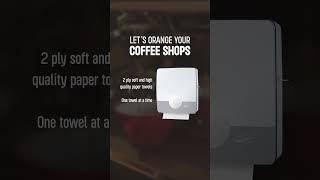 Elevate Your Coffee Shop with Our Fold Paper Towels! - Orange Packaging UK #shorts