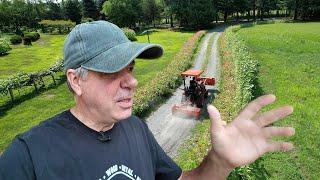 Restoring my Driveway with a Box Blade! Kubota B2601 - MCG Video #227