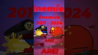 Friends To Enemies #countryballsedit #countryballs #china #philippines