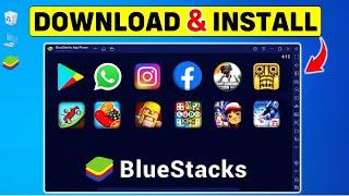 How to Download Bluestacks in Laptop & PC  Install Bluestacks On Windows 11 & 10