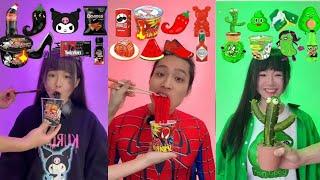 [ASMR] Korean Cute Couple eating Colourful Food || Korean Colourful Food #asmr #mukbang #viralshorts