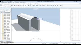 Allplan - Gewölbe konstruieren (Tonnengewölbe) Tutorial - Modellierung