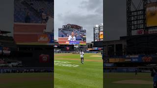 The only reason I got to throw the opening pitch at the ​⁠@mets game is because of your support!