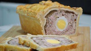 Gala Pie Traditional British Oblong Pie