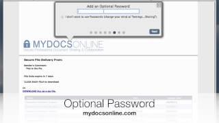 MYDOCSONLINE Securely Sharing Files With Web Interface