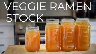 Vegan Ramen Broth | Veggie Stock Recipe | Base for Ramen Noodles!