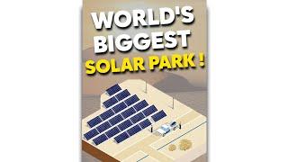 World's biggest solar park ! #shorts #rajasthan