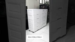 UNBOXING AND ASSEMBLING PLASTIC CLOTHES DRAWER CABINET #shopee #lazada #drawerorganizer #clothes