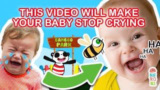 CRYING BABY? Try this! | Goofy Panda & BeeBee | Playground Fun | Neroni Kids