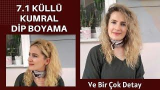 7.1 Küllü Kumral, Dip Boyası Nasıl Yapılır, Saç Boyama, Küllü kumral 7.1, Dip Boyama, Palette,