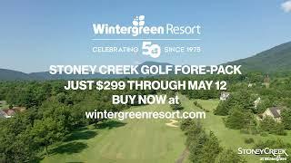 Stoney Creek Golf FORE-PACK! Just $299 through May 12.