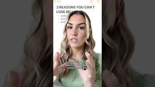 3 Reasons Why You Can’t Lose Belly Fat