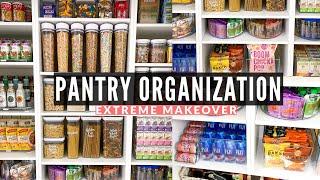 PANTRY ORGANIZATION IDEAS | Clean, Declutter and Organize With Me | Pantry Organization on a Budget