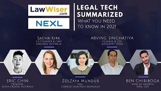 LawWiser | Legal Tech Summarized - What you need to know in 2021 | NEXL